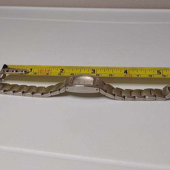 6 Inch Silver Tone Anne Klein II Watch - Picture 9 of 11